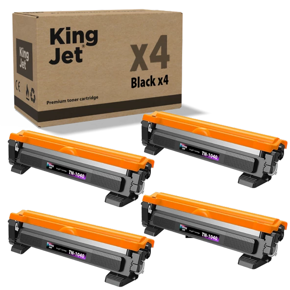 KingJET® TN-1040 4'lü Paket - Brother Uyumlu Muadil Toner ürün görseli 1