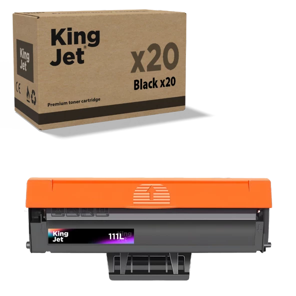 KingJET® MLT-D111L 20'li Paket - Samsung Uyumlu Çipli Muadil Toner ürün görseli 1