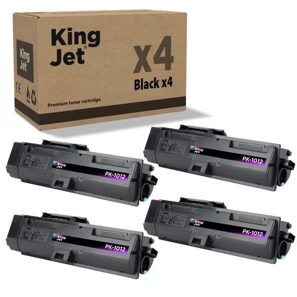 KingJET PK-1012 4'lü Paket - Utax Uyumlu Çipli Muadil Toner ürün görseli 1