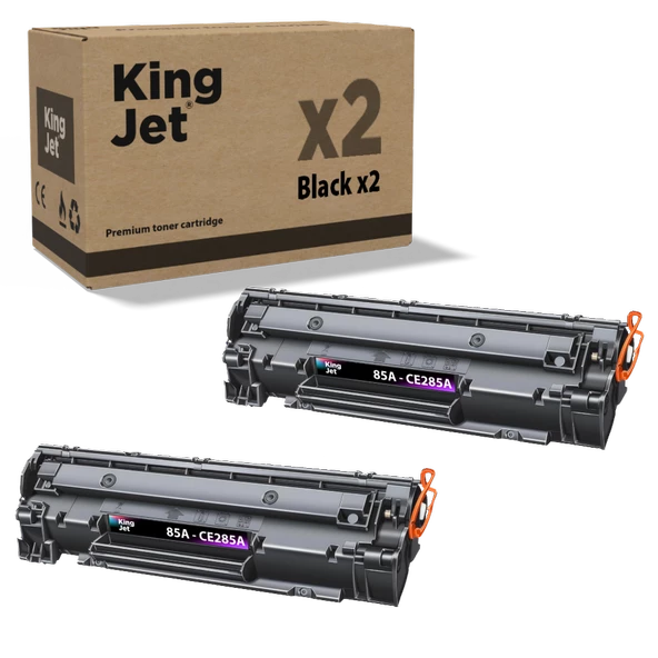 KingJET® 85A / CE285A 2'li Paket - Hp Uyumlu Çipli Muadil Toner ürün görseli 1