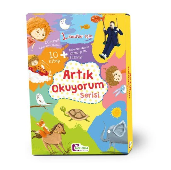 Mor Elma 1. Sınıf Artık Okuyorum Hikaye Seti 10 Kitap ürün görseli 1