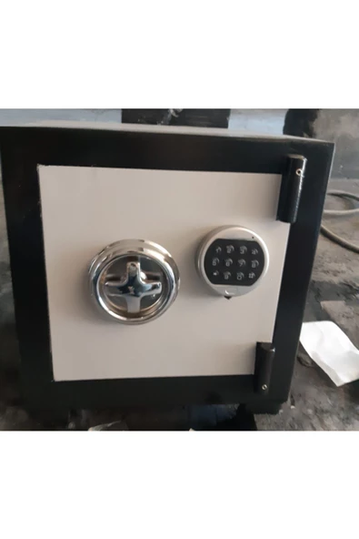 Store Şifreli Çelik Para Kasası 40 Cm Siyah Açık Gri ürün görseli 1