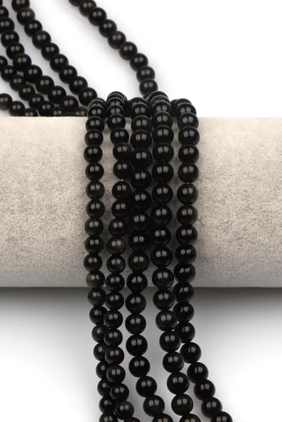 Rainbow Obsidyen (A Kalite) Doğaltaş Dizi 6 mm Küre Kesim ürün görseli 1