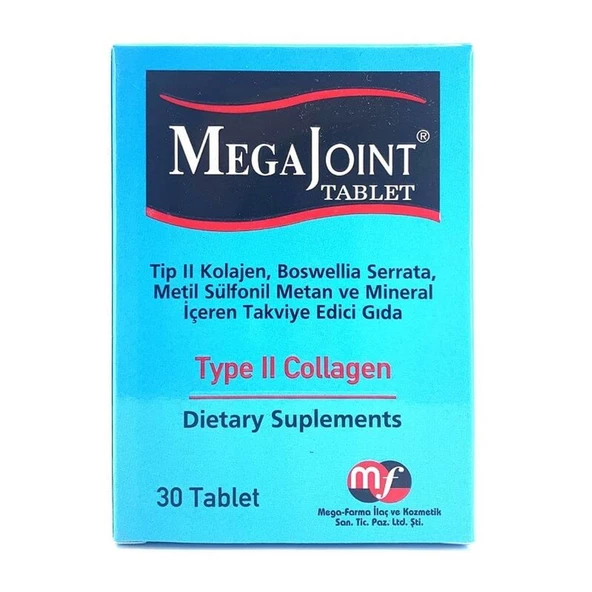 Mega Joint Tip II Kolajen 30 Tablet ürün görseli 1