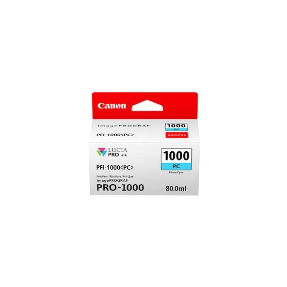 Canon PFI-1000PC Foto Mavi Mürekkep Kartuş ürün görseli 1