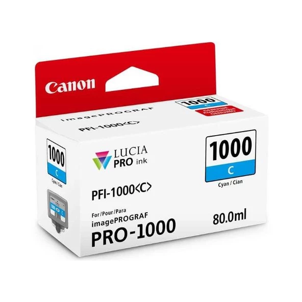 Canon PFI-1000C Mavi Mürekkep Kartuş ürün görseli 1