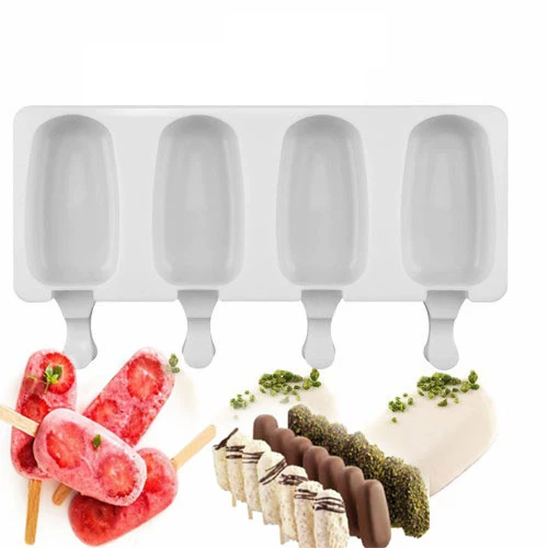 Magnum Silikon Kalıp Dondurma Tatlı Meybuz  4 lü Büyük Boy ürün görseli 1