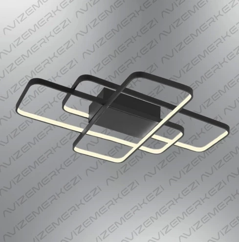 A-9402-3S Siyah Modern Plafonyer ürün görseli 1
