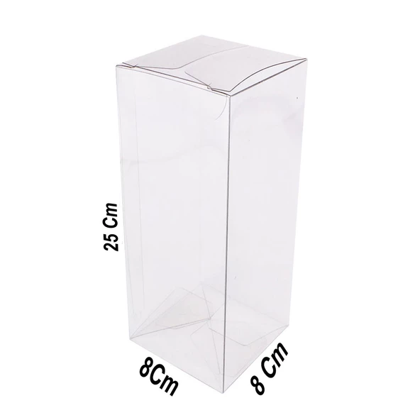 Asetat Kutu 8X8X25 CM (25 Adet) - Resim 2