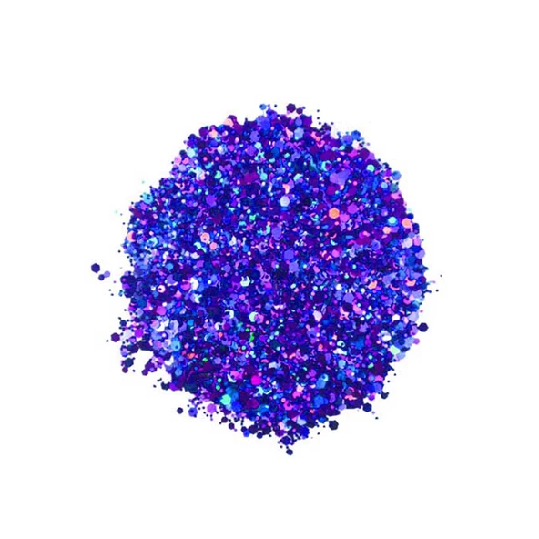 Glitter Sim Epoksi Süsleme Aksesuarı 5 GR  Saks Mavi ürün görseli 1