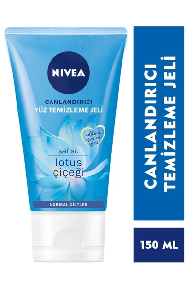 Nivea Canlandırıcı Yüz Temizleme Jeli Normal Ciltler Lotus Çiçeği 150 ml ürün görseli 1
