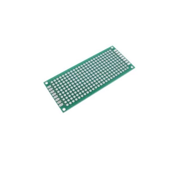 Çift Yüzlü Delikli Plaket 3x7cm Pertinaks - Resim 3