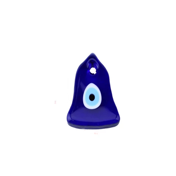 Cam Nazar Boncuğu Delikli Çan Modeli Küçük  Boy 4.5X6 CM ürün görseli 1
