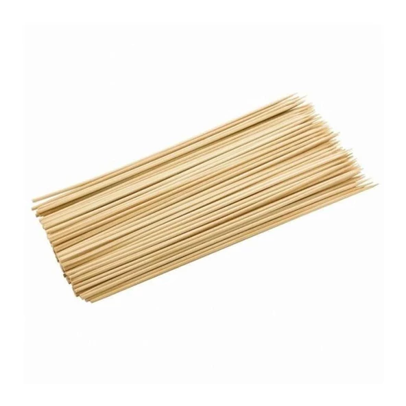 Ahşap Çöp Şiş Çubuğu 3 MMX300 MM (100 Adet) ürün görseli 1