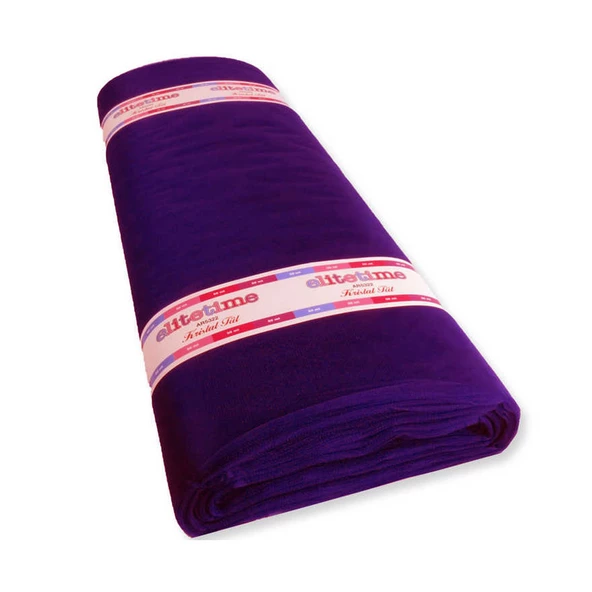 Kristal Tül 3 Metre X 50 Metre  Mor ürün görseli 1