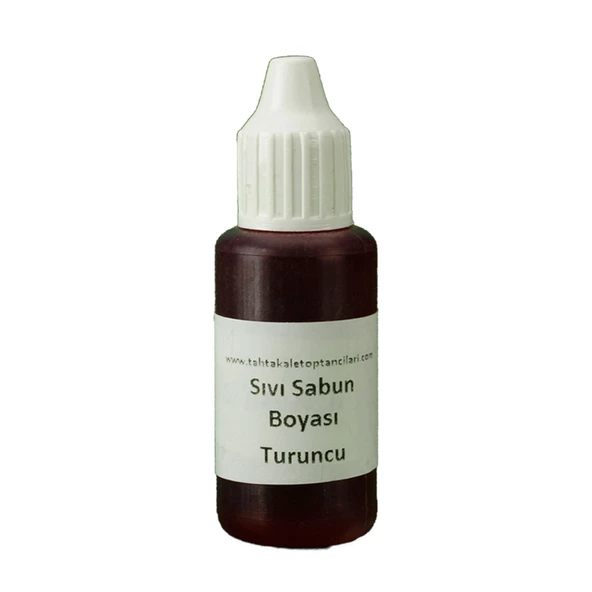 Sıvı Sabun Boyası Sıvı 10 GR  Turuncu ürün görseli 1