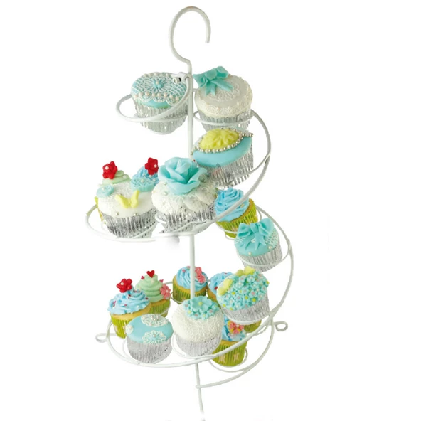 Metal Cupcake Standı Beyaz / 15 Li Kek Standı ürün görseli 1