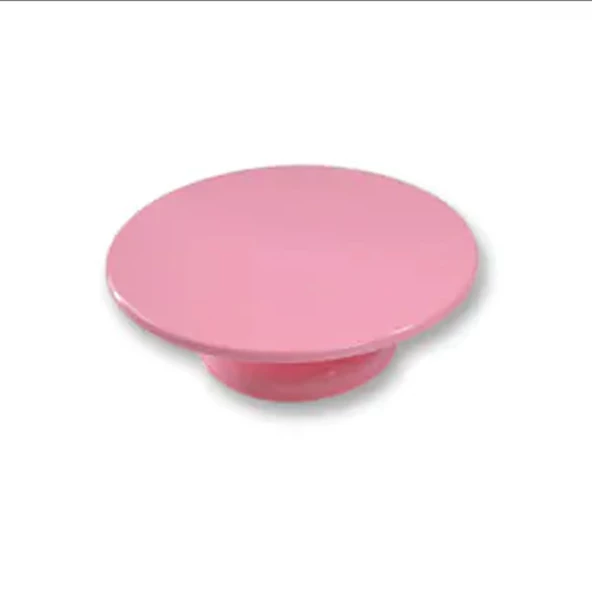 Plastik Döner Pasta Sıvama Standı 32 Cm   Pembe ürün görseli 1