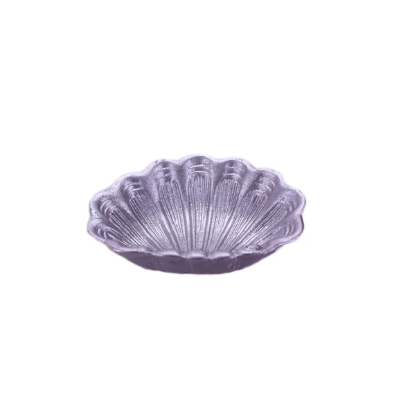 Polyester İstiridye Deniz Kabuğu Şekilli 7 CM (25 Adet)  Gümüş ürün görseli 1