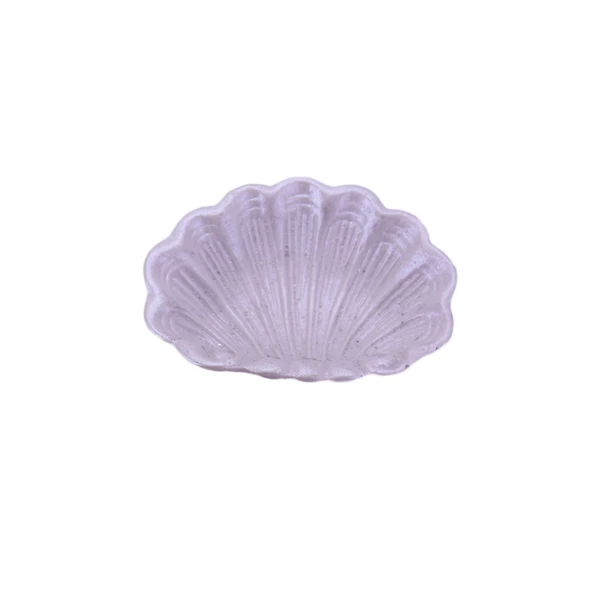 Polyester İstiridye Deniz Kabuğu Şekilli 7 CM (25 Adet)  Sedef ürün görseli 1