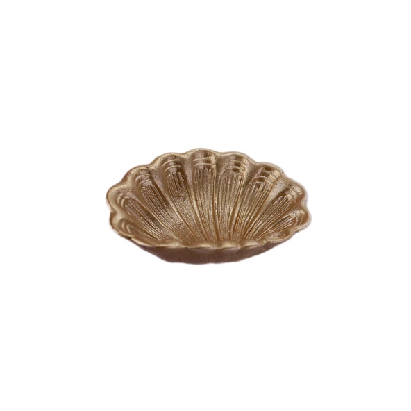 Polyester İstiridye Deniz Kabuğu Şekilli 7 CM (25 Adet)  Gold ürün görseli 1