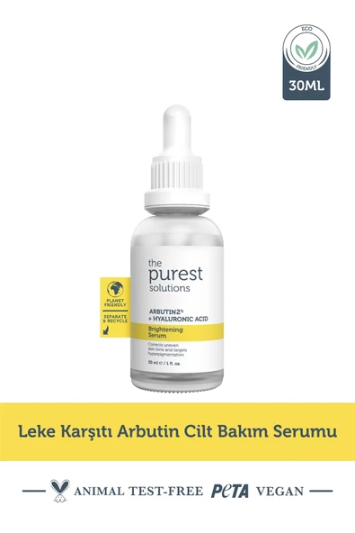 The Purest Solutions Brightening Serum Arbutin %2 + Hyaluronic Acid ürün görseli 1