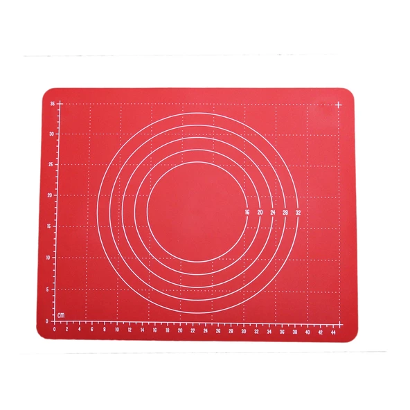 Silikon Ölçüsü Hamur Açma Matı M09  50X40 CM ürün görseli 1