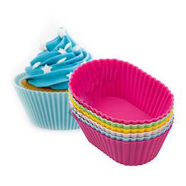 Silikon Oval Muffın Cup 6 Lı Set ürün görseli 1