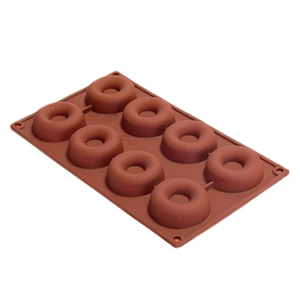 Silikon Kalıp Donut Kek Kurabiye Ve Çikolat Kalıbı BT-091 ürün görseli 1