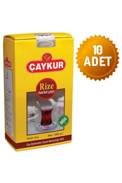 Çaykur Rize Turist 1 kg Çay 10 Adet ürün görseli 1