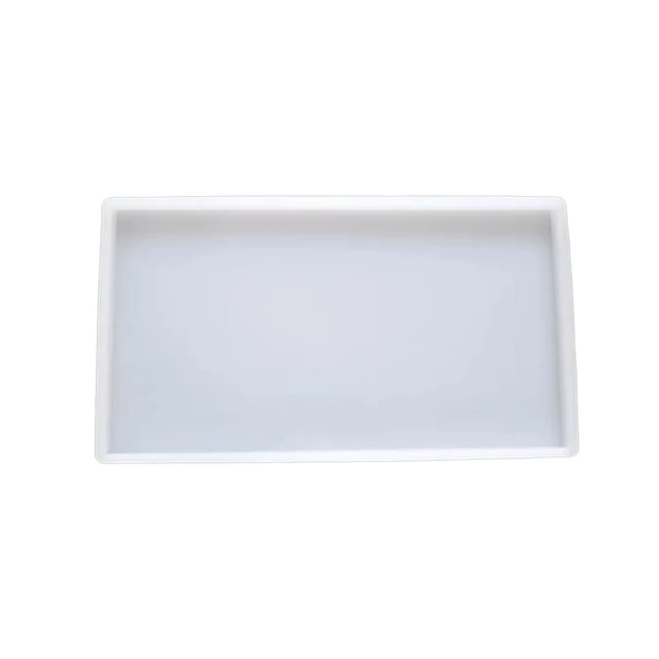 Epoksi Silikon Kalıp  Tepsi Kalıbı YERLİ Dikdörtgen 14x28 CM ürün görseli 1