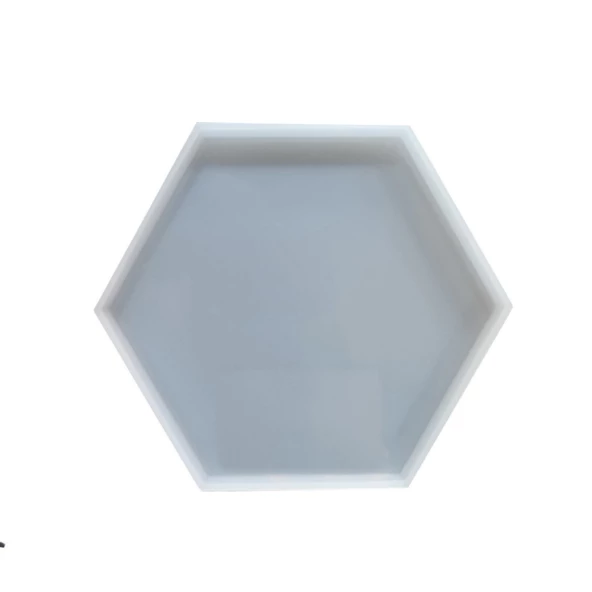 Epoksi Silikon Kalıp Altıgen Düz 14 CM ürün görseli 1