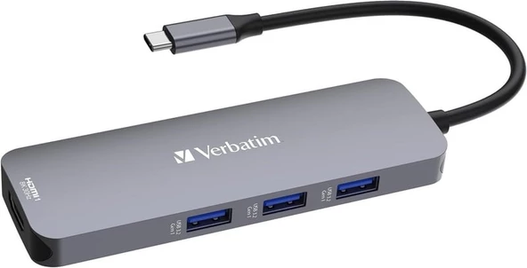 VERBATIM 32151 USB-C PRO 8 PORT HUB CMH-08 ürün görseli 1