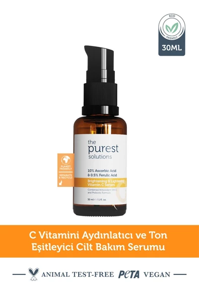 The Purest Solutions Brightening & Lightening Vitamin C Serum ürün görseli 1