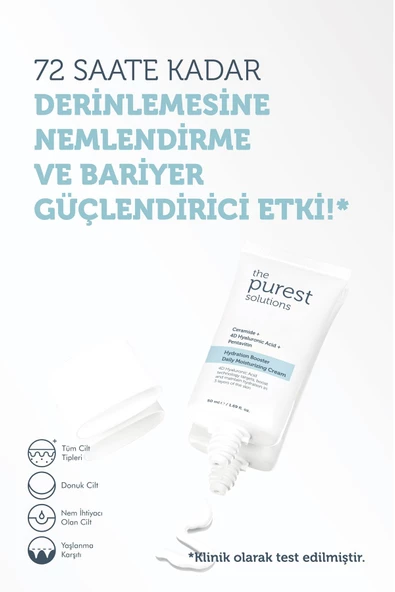 The Purest Solutions Hydration Booster Daily Moisturizing Cream - Resim 3