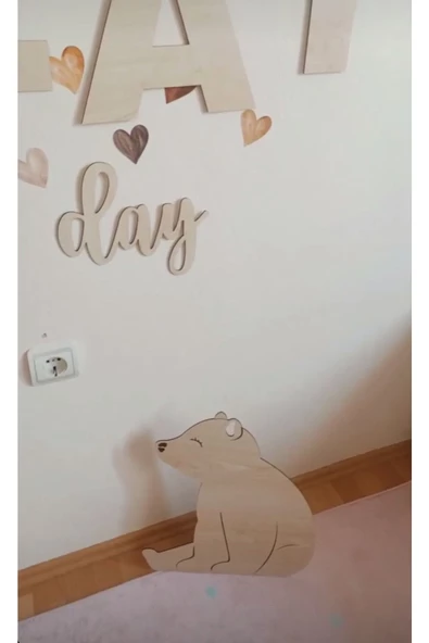 Ahsap Ayaklı Boz Ayi - Resim 3