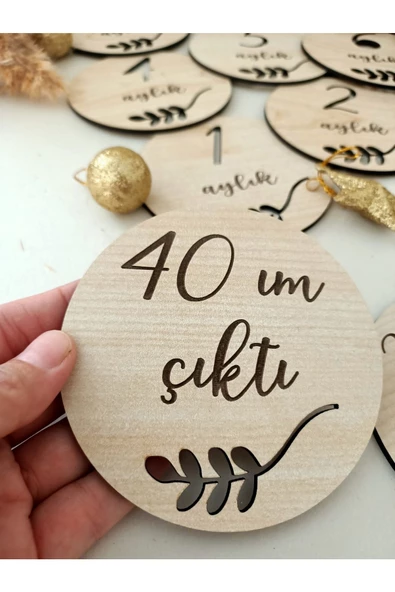 Yaprak Modelli Türkçe Anı Kartı - Resim 4