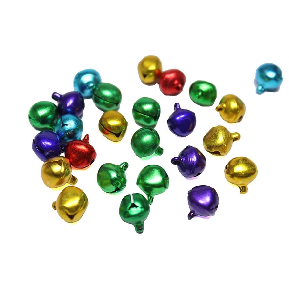Metal Çıngırak Zil Karışık Renkli 1 CM (2000 Adet) ürün görseli 1