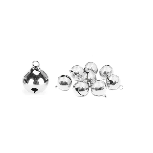 Metal Çıngırak Zil  1 CM (50 Adet)  Gümüş ürün görseli 1