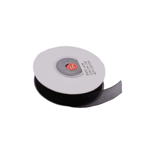 Organze Kurdele 30 MM (22 Metre)  Siyah ürün görseli 1