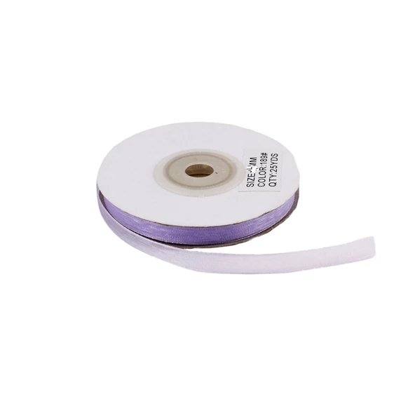 Organze Kurdele 10 MM (22 Metre)  Lila ürün görseli 1