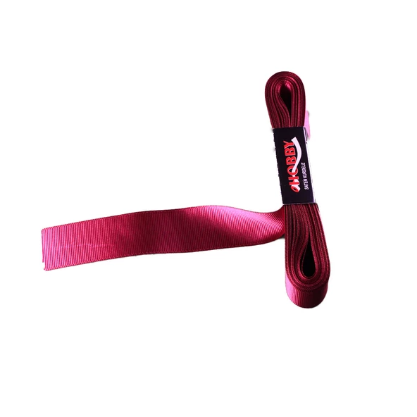 Grogren  Kurdele 3 Cm Yerli (10 Metre)  Bordo ürün görseli 1