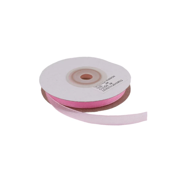 Organze Kurdele 10 MM (22 Metre)  Pembe ürün görseli 1