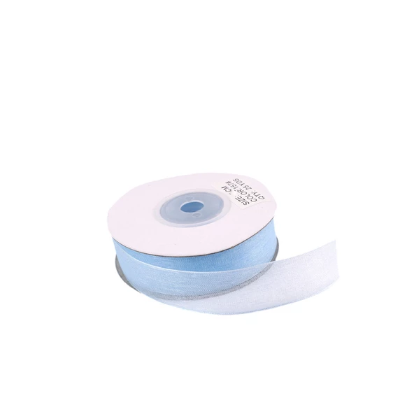 Organze Kurdele 30 MM (22 Metre)  Mavi ürün görseli 1