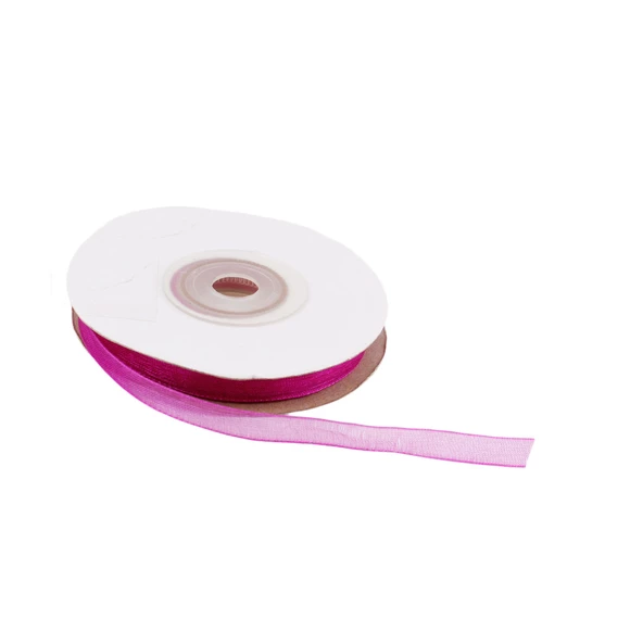 Organze Kurdele 20 MM (22 Metre)  Fuşya ürün görseli 1
