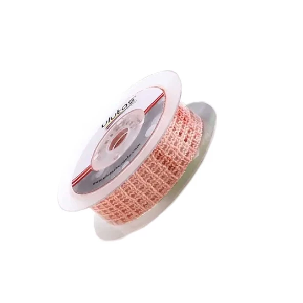 Kurdele Kanaviçe File Modeli 2 CM (20 Metre)  Pudra ürün görseli 1