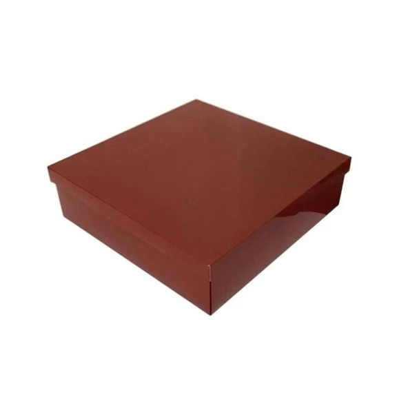 Komple Karton Kutu 30X30X10 CM (10 Adet)  Bordo ürün görseli 1