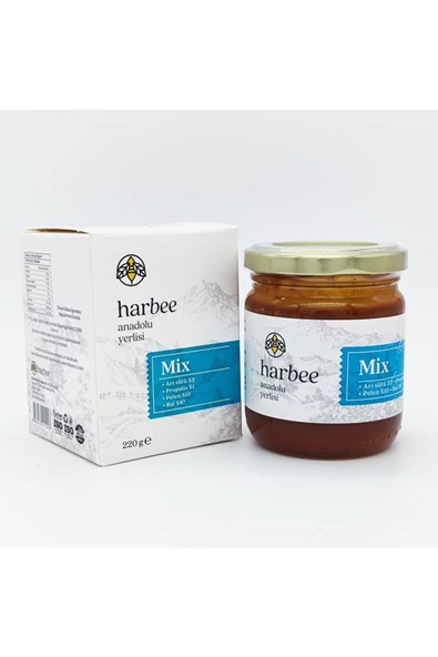 Mix | Bal - Propolis - Arı Sütü - Polen Karışımı 220 gr ürün görseli 1