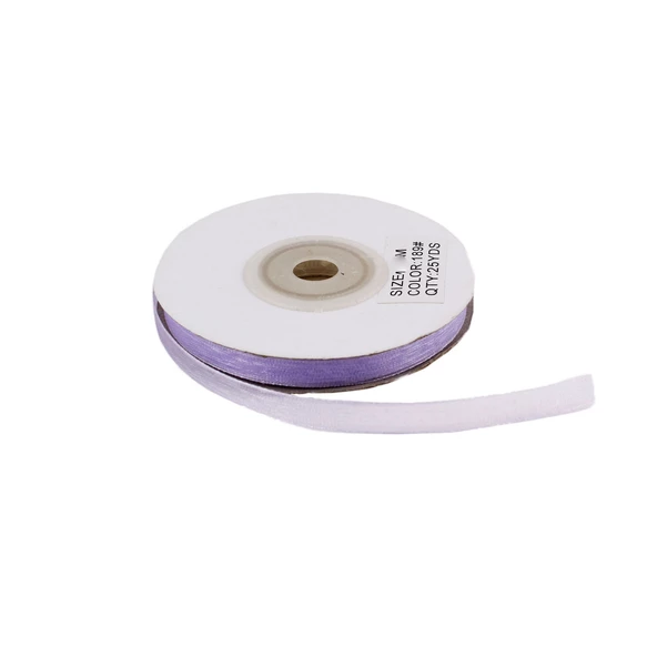Organze Kurdele 6 MM (22 Metre)  Lila ürün görseli 1