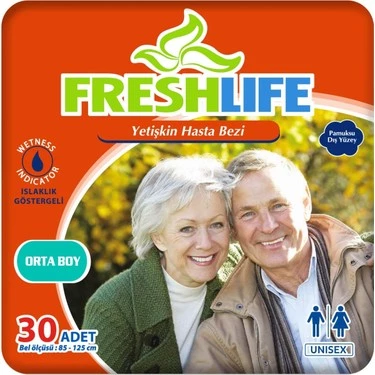 Freshlife Belbantlı Orta Boy M 30'lu Hasta Bezi ürün görseli 1